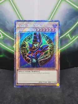 Yugioh Dark Magician RA03-EN080 Platinum Secret Rare 1st Edition NM - Image 1