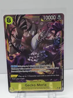 Gecko Moria OP14-104 One Piece The Azure Sea's Seven Alternate Art - Image 1