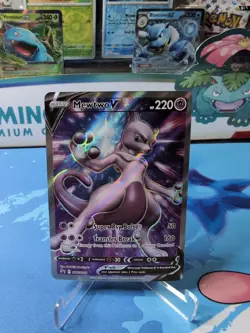 Mewtwo V - SWSH229 - Pokemon Sword & Shield Promo Ultra Rare Holo Card NM - Image 1