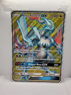 White Kyurem GX SM141 Jumbo Card Promo Full Art Holo Pokemon TCG English - Image 3