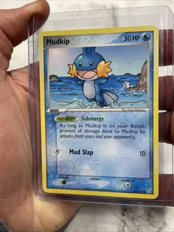 Pokemon TCG Mudkip Crystal Guardians 57/100 Non Holo LP+ Nintendo Pokemon Card - Image 2