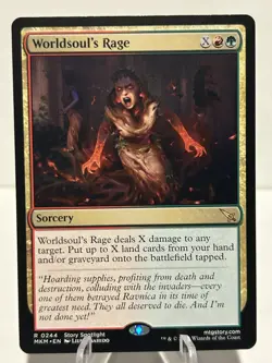 Worldsoul's Rage 244 R Murders at Karlov Manor NM MTG - Image 1