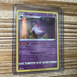 Pokemon Card Gengar 066/196 Lost Origin Holo Rare 2022 lp - Image 1