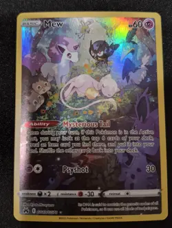Pokemon TCG Mew Crown Zenith Galarian Gallery Holo Rare Card GG10/GG70 NM - Image 1