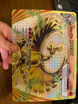 Pokemon Ho-Oh BREAK XY154 Jumbo Oversized Promo Card - Near Mint/Light Play - 20 - Image 2