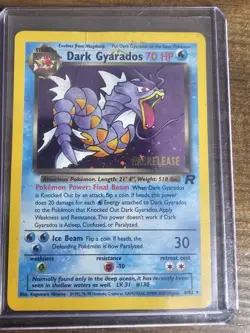 Ancient Mew Promo And Dark Gyarados Prerelease! 2 Cards! Please Read Description - Image 3