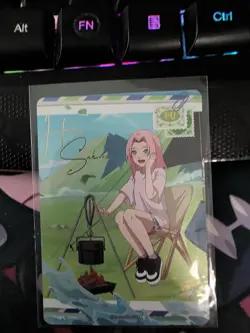 Sakura Haruno NRSA01-PU-002L4 English Naruto Kayou Card Heavens Scroll NM - Image 1