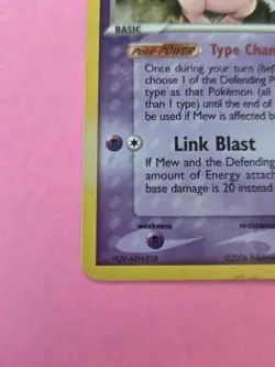 Mew 10/92 EX Legend Maker Reverse Holo Rare Pokemon Card 2006 MP/HP - Image 5