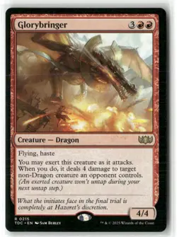 Glorybringer Commander: Tarkir Dragonstorm NM - Image 1