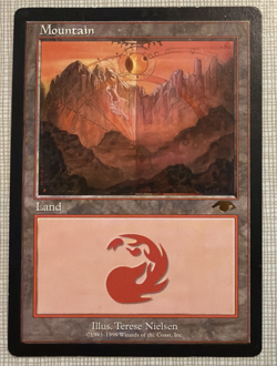 Mountain Guru Lands #3 MTG Magic The Gathering MP - Image 1