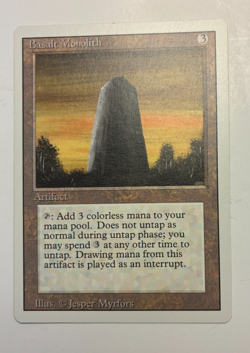 MTG - Basalt Monolith - Revised Edition (3ED) - Magic The Gathering - NM - Image 1