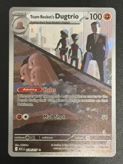Team Rocket's Dugtrio 2026 Pokemon Ascended Heroes 239/217 Illustration Rare - Image 4