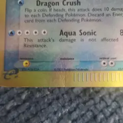 Pokemon Gyarados EX Dragon 32/97 Reverse Holo Uncommon Damaged - Image 5