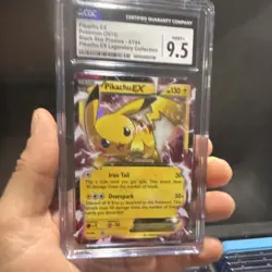 Pokemon Pikachu EX XY84 Black Star Promo Holo CGC 9.5 Legendary Collection - Image 1