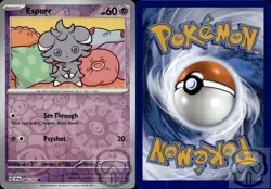 Espurr 084/191 C Surging Sparks Pokemon Reverse Holo NM/M - Image 2