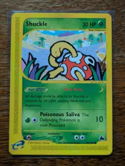 Pokemon Shuckle 96/144 Skyridge Regular and Never Played Rare Non Holo E Series - Image 1