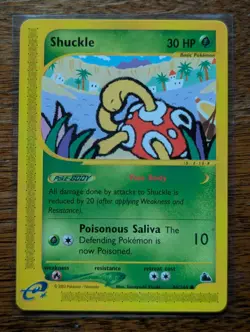 Pokemon Shuckle 96/144 Skyridge Regular and Never Played Rare Non Holo E Series - Image 2