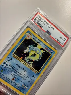 2000 POKEMON TCG BASE SET 2 #7 GYARADOS HOLO 7/130 MINT PSA 8 - Image 2