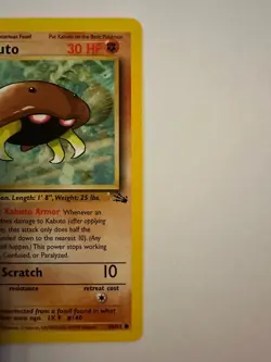 Kabuto 50/62 1st Edition Fossil Pokemon - Image 5