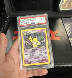 Pokemon Dark Hypno 9/82 Team Rocket Holo 1st Edition 2000 English PSA 9 - Image 1