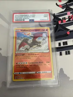 Pokemon TCG Radiant Charizard Crown Zenith 020/159 Holo Radiant Rare - Image 1