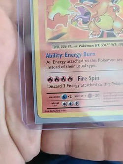 Charizard 11/108 - 2016 Pokemon XY Evolutions Holo NM - Image 4