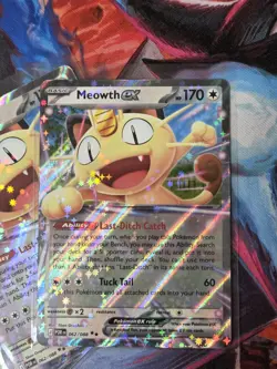 Pokemon Meowth ex 062/088 Me03: Perfect Order Holo TCG NM Double Rare X3 - Image 2