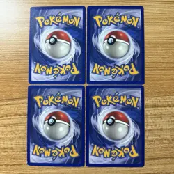 Pokemon TCG Base Set Starters Lot - Pikachu, Charmander, Squirtle Bulbasaur - LP - Image 2
