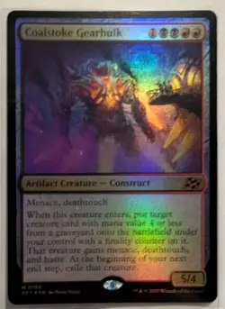 Coalstoke Gearhulk Aetherdrift Foil - MTG RARE - Image 1