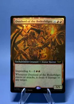Overlord of the Boilerbilges (Extended Art Foil) DSK Mythic MTG Magic Pack fresh - Image 1
