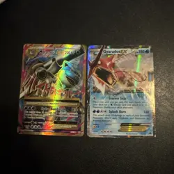 Pokemon M Blastoise EX Full Art 102/108 And Gyarados EX - Image 1