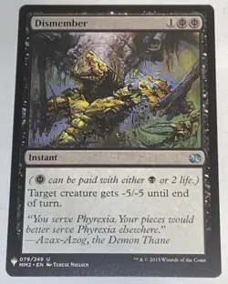 Dismember 079/249 - Mystery Booster / The List MTG MAGIC NEW UNPLAYED - Image 1