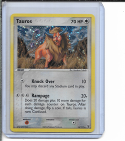 Pokemon FireRed & LeafGreen Tauros Holo Rare #16/112 NM - Image 1