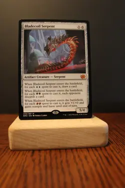 Bladecoil Serpent NM Regular 229 The Brothers' War MTG Magic Cards ManaFam - Image 1