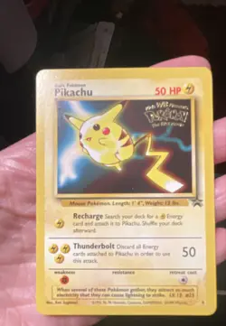 Pokemon TCG Pikachu Wizards Black Star Promos Regular Rare - Image 1