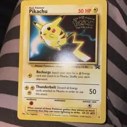 Pokemon TCG Pikachu Wizards Black Star Promos Regular Rare - Image 2