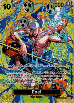 ONE PIECE Enel EB02-052 SP Alt Art OP15 Adventure on Kami’s Island - Image 1