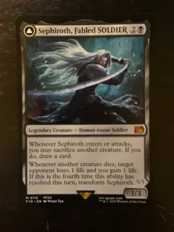 MTG Final Fantasy English Sephiroth, Fabled Soldier 115 Non-Foil - Image 1