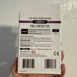 Final Fantasy Trading Card Game Starter Deck XIII English Not Sealed but Unused - Image 2