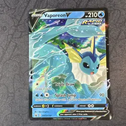 Vaporeon V SWSH150 SWSH: Sword & Shield Promo Cards Holo Pokemon - Image 1