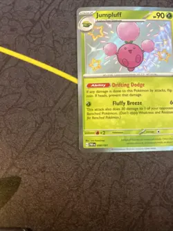 Jumpluff 098/091 Sv: Paldean Fates Holo Baby Shiny Pokemon Card - Image 5