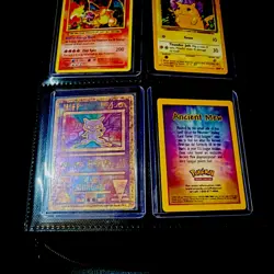 Vintage Pokemon Cards (Base set unlimited, Charizard XY, Mew, Mewtwo, Gengar) - Image 1