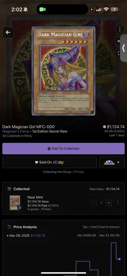 Yu-Gi-Oh! Dark Magician Girl Spellcaster Effect Card Lot MFC-000 First edition - Image 4
