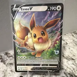 Pokemon Eevee V SWSH065 Sword & Shield Promo Basic 190 HP Card - Image 1