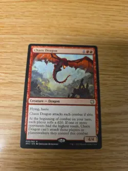 1 x Chaos Dragon - Commander: Adventures in the Forgotten Realms - NM-Mint - MTG - Image 1