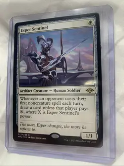 MTG MH2 Esper Sentinel Regular Frame MAGIC the Gathering 012/303 RARE - Image 1
