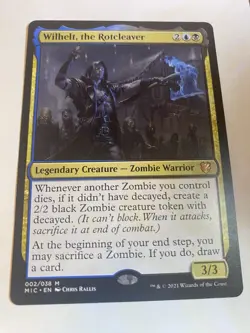 MTG Wilhelt, the Rotcleaver (2/209) Innistrad Midnight Hunt Commander LP - Image 1