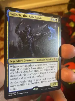 MTG Wilhelt, the Rotcleaver (2/209) Innistrad Midnight Hunt Commander LP - Image 3
