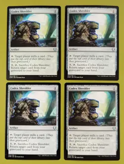 Codex Shredder x4 Commander Legends 4x Playset Magic the Gathering MTG - Image 1