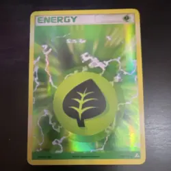 Pokemon Grass Energy Holo Foil EX Holon Phantoms Nintendo 105/110 TCG - Image 1